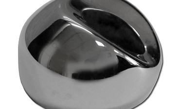 Наконечник штампованный (СПС) косой 30° на трубу Ø38,1 мм, для поручня Ø38.1мм, полированный, нержавеющий, AISI 304, k016 купить в Самаре