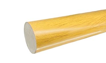 Пластиковый поручень текстурный, цвет Дуб, Ø49мм, длина 4м k891-2  купить в Самаре