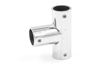 Соединитель-тройник для трубы 19 мм, нержавеющая сталь AISI 304, полированная t902 PSS купить в Самаре