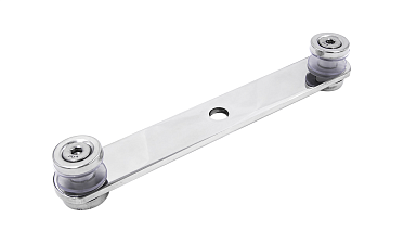 Стеклодержатель пластинчатый, под стекло 6-12 мм, полированный (AISI 201) k047-5 купить в Самаре