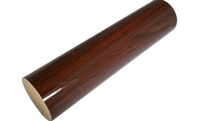 Пластиковый поручень, цвет Венге, Ø49мм длина 4м, уценка k897-У