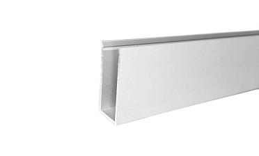 П-образный профиль 40 мм верхний, алюминиевый анодированный, длина 3000 мм т24 AL  купить в Самаре