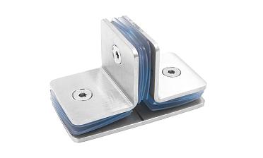 Коннектор для душевой кабины на 3 стекла шлифованный t727-2 SSS  купить в Самаре