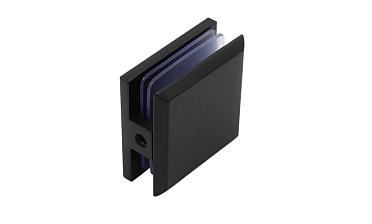  Коннектор для душевой кабины стена-стекло 45х45, вырез 67, цинк, черный t730 BZn купить в Самаре