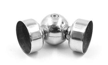 Поворот дер./пласт. поручня Ø50.8х0.8 мм, усиленный, полированная, (AISI 201) k053-6 купить в Самаре