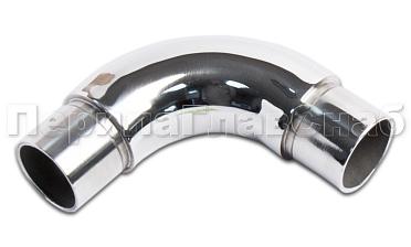 Отвод трубы Ø25.4 мм со вставками, удлиненный, полированный (AISI 304) k325-3 купить в Самаре