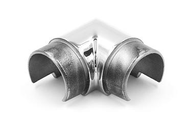 Отвод с пазом на трубу Ø48.3 мм, полированный (AISI 304) k237 купить в Самаре