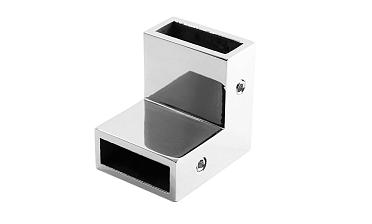 Соединитель труба-труба 90°, для трека 30х10 мм, AISI 304, полированный t460 PSS купить в Самаре