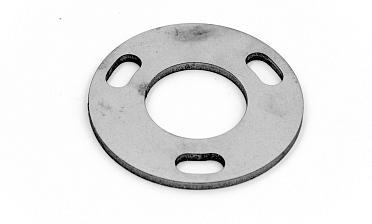 Фланец стойки 50/90х3 мм, 3 отв. М10х20, черный металл k116-50-9 купить в Самаре