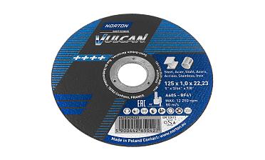 Отрезной круг 125х22х1 Нортон Вулкан Ф-0143 купить в Самаре