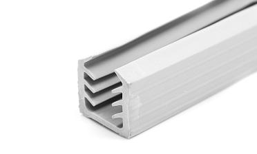 Уплотнитель в поручень с пазом 24х24 для стекла 8мм или триплекса 4+4, EPDM (палки 3 м) СЕРЫЙ Фk309-G купить в Самаре