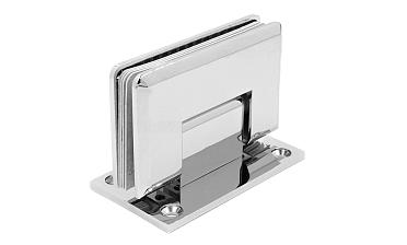 Петля для душевой кабины стена-стекло 90° 90х55 мм латунь-хром, полированная t301 PC купить в Самаре