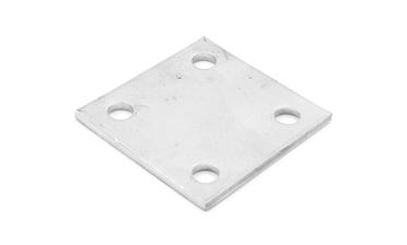 Фланец стойки 71х71х5 (4.3), AISI 304, 4 отв. М10 k115-4  купить в Самаре