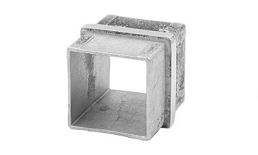 Соединитель для поручня 40х40 мм, полированный, (AISI 304) k368 купить в Самаре