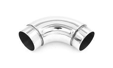 Отвод поручня под Ø38.1х110х1.5 мм, 90°, литой, полированный 600 Grit, с двумя установочными кольцами, (AISI 316) k059-4 купить в Самаре