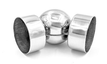 Поворот поручня, шаровый под Ø50.8х0.8 мм, полированный AISI 201 k053-7 купить в Самаре