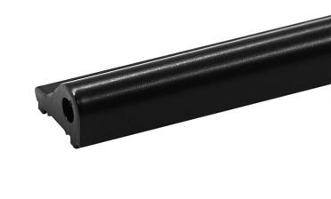 Порог для душевых перегородок 1000 мм, черный матовый Фt118 ALBL купить в Самаре