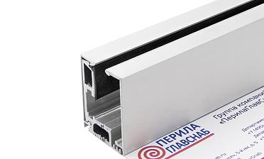 Профиль алюминиевый зажимной для стекла 8-12 мм, АНОД с отверстием, длина 3 м т40-7 AL купить в Самаре