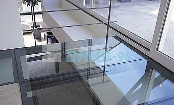Стеклянный потолок на межэтажной площадке в Самаре. Готовые проекты ПерилаГлавСнаб