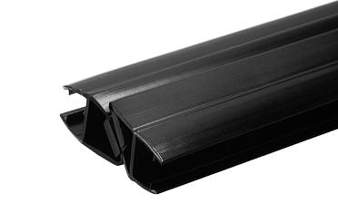 Комплект уплотнителей для стекла 8 мм, стекло-стекло 2200 мм, 90°/180°, с магнитом (2 шт.), черный (t210) t210-2 BL-U купить в Самаре