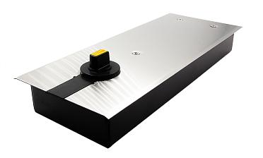 Доводчик для стеклянной двери до 100 кг EN4, напольный, 500 тыс, циклов, нержавеющая сталь AISI 304, шлифованная t184-3 SSS купить в Самаре