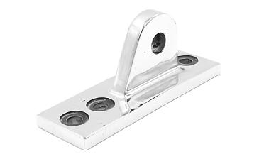 Крепление ванты(тяги) козырька к стойке алюминиевого фасада, AISI 304,литое,полированное, k610 купить в Самаре