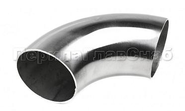 Отвод поручня под сварку для Ø50.8х1.5х145 AISI 201 #400 в упаковке по 100 шт. k021-15-100 купить в Самаре