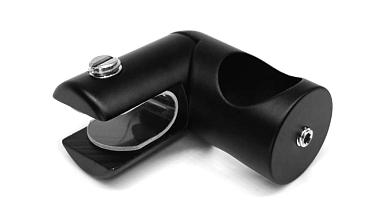 Держатель стекла сквозной боковой, для трубы 19 мм, черный, t912 Bl купить в Самаре