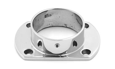 Фланец укороченный, литой, полированный, для трубы Ø50.8 мм, полированный, (AISI 304) k094 купить в Самаре