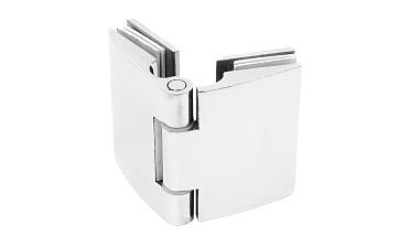 Петля душевая, стекло-стекло 180°, без реза, нерж, полированная t313 PSS купить в Самаре