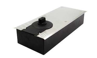 Доводчик для стеклянной двери напольный, шлифованный EN2 250 тыс. циклов 115гр (дверь 800мм  до 80 кг) t186 SSS купить в Самаре