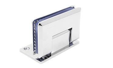 Петля для душевой кабины стена-стекло 90° 90х55 мм латунь-хром, полированная t305 PC купить в Самаре