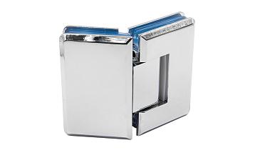 Петля для душевой стекло-стекло 90х55 мм, 135°, латунь-хром t302 PC купить в Самаре