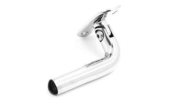 Держатель поручня выносной на стойку, с регулируемым ложементом под трубу Ø50.8 мм, полированный, (AISI 304) k261-4 купить в Самаре