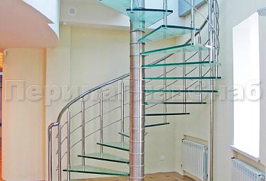 Стеклянные лестницы купить в Самаре