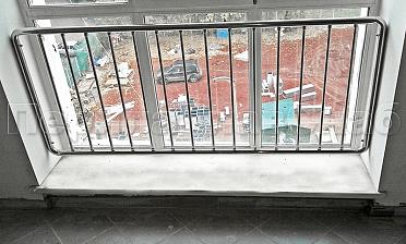 Ограждения из нержавейки экранного типа «Частокол» для окон купить в Самаре