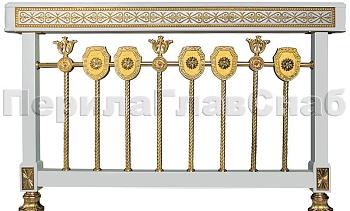 Латунные ограждения лестниц серия – Палладий XL01-1 в Самаре. Готовые проекты ПерилаГлавСнаб
