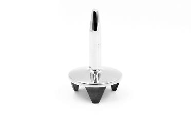 Наконечник палец (солдатик) на стойку Ø50.8х1.5 мм, без ложемента, удлиненный 70 мм, облегченный, литой, полированный, нержавеющий AISI 304 k557 купить в Самаре