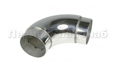 Отвод поручня с двумя установочными кольцами Ø50.8х125 AISI 304 k052-8 купить в Самаре