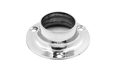 Фланец штампованный, для трубы Ø38.1 мм, полированный, внешний диаметр Ø76 мм, толщина 2 мм (AISI 304) k533 купить в Самаре