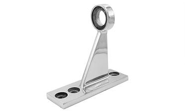 Крепление козырька к стойке алюминиевого фасада, AISI 304, литое , полированное, k611 купить в Самаре