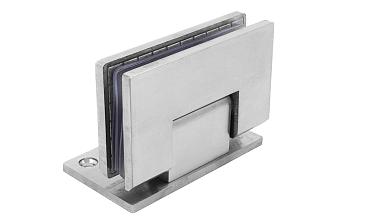 Петля для душевой кабины стена-стекло 90° 90х55 мм шлифованная t305-2 SSS купить в Самаре