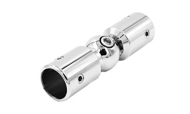 Соединитель труба-труба, шарнирный, цинк-хром полированный t915 PZn купить в Самаре