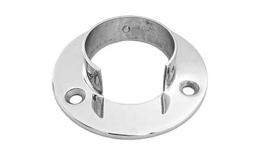 Фланец для трубы Ø48.3 мм, под 3 самореза 6.8 мм, литой, полированный, (AISI 304) k238-3 купить в Самаре