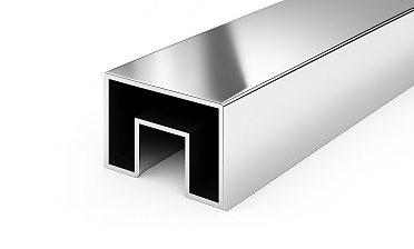 Труба 40х60, с пазом 24х24, полированная, AISI 304 k824-3 купить в Самаре