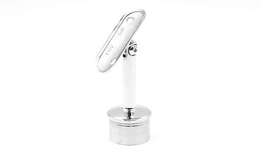 Наконечник палец с регулируемым ложементом под поручень Ø38.1-42.4 мм, на стойку Ø38.1х1.5 мм, литой, полированный, нержавеющий (AISI 304) k006-7 купить в Самаре