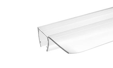 Уплотнитель для стекла 8мм, 90°, стекло-стекло 2,2 м.длина уса 25 мм t215y-8 купить в Самаре