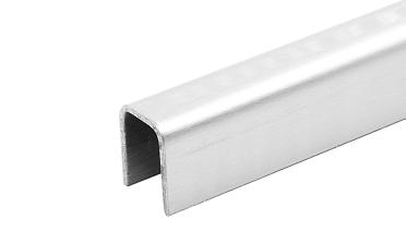 Профиль П-образный t=1,5 мм под стекло 20 мм, шлифованный, длина 2000 мм AISI 304 Ф-1148 купить в Самаре