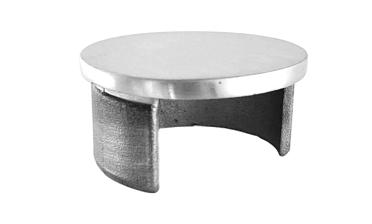 Заглушка для поручня с пазом Ø48.3 мм 4х39 мм шлифованная (AISI 304) k235-2 купить в Самаре