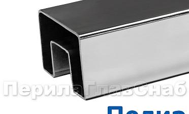 Труба 40х60, с пазом 24х24, полированная, AISI 304 k824-3 купить в Самаре